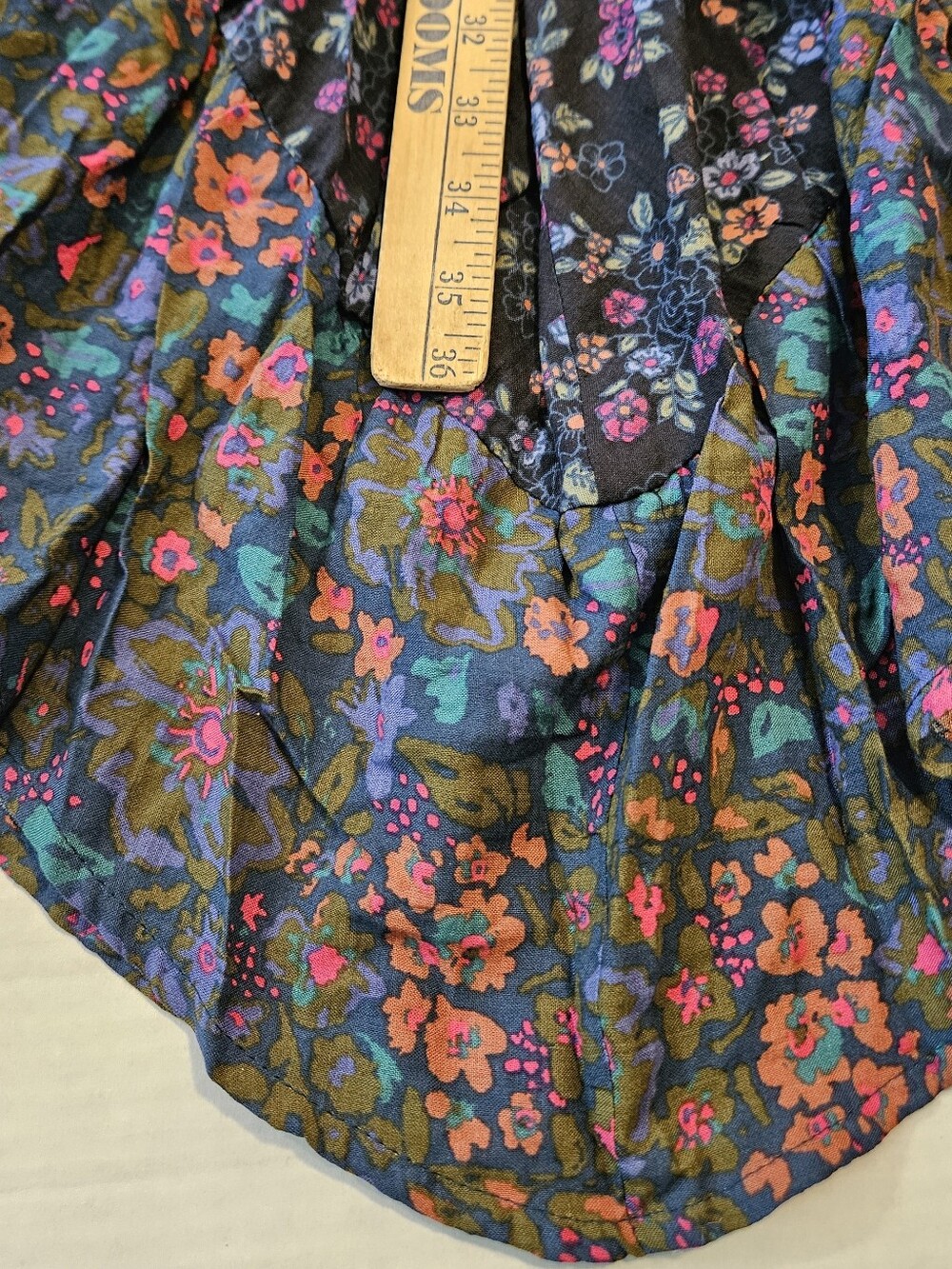 NWT Natural life Feeling Alive Convertible Maxi Skirt/Dress Boho Ditsy Floral XL - Picture 15 of 16